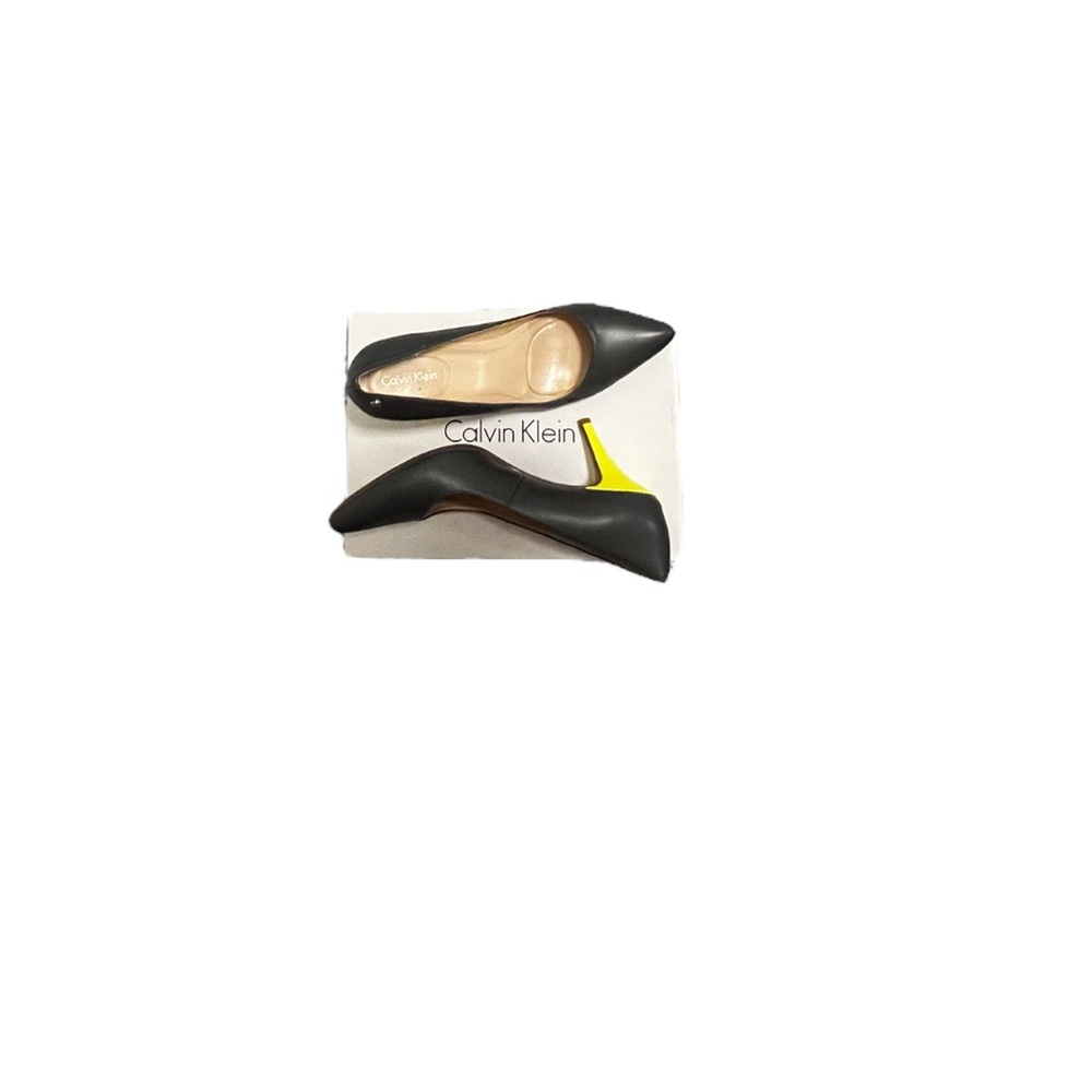 Calvin Klein Neon Yellow Heels